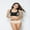 Black, variant on Women's Zip Front Post-Surgery Bra Wireless Sports Bras Padded Strappy Medium Support Yoga Exercise Athletic Bras S-L
