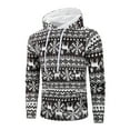 thumbnail image 1 of Awdenio Men's Christmas Sweatshirts 3D Printing Pullover Long Sleeve Pullover Drawstring Athletic Sweatshirt Gym Hooded Tops, 1 of 4
