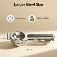 thumbnail image 3 of Behome Lemon Squeezer, Stainless Steel Handheld Lemon Juicer with Silicone Handles, Heavy Duty Manual Juicer for Lemon, Orange, Citrus, 3 of 8