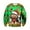C, variant on Unisex Kids Christmas Sweater 3D Graphic Funny Long Sleeve Holiday Pullover Sweatshirt 4-14 Years