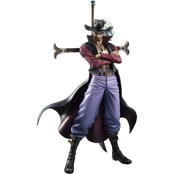 New Hawk Eyes Mihawk (Standing Ver) 24cm/9.4inch Character Anime Statue Figur Desktop Ornament Popular Decorations Fan Souvenirs Creative Gift Collection