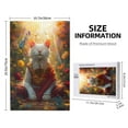 thumbnail image 4 of Naloa Sunshine Flower Meditating Cat Custom Puzzles Personalized Puzzle 1000 Pieces from Photo Custom Jigsaw Puzzle for Wedding, Graduation, (29.5×19.7in, Vertical), 4 of 9