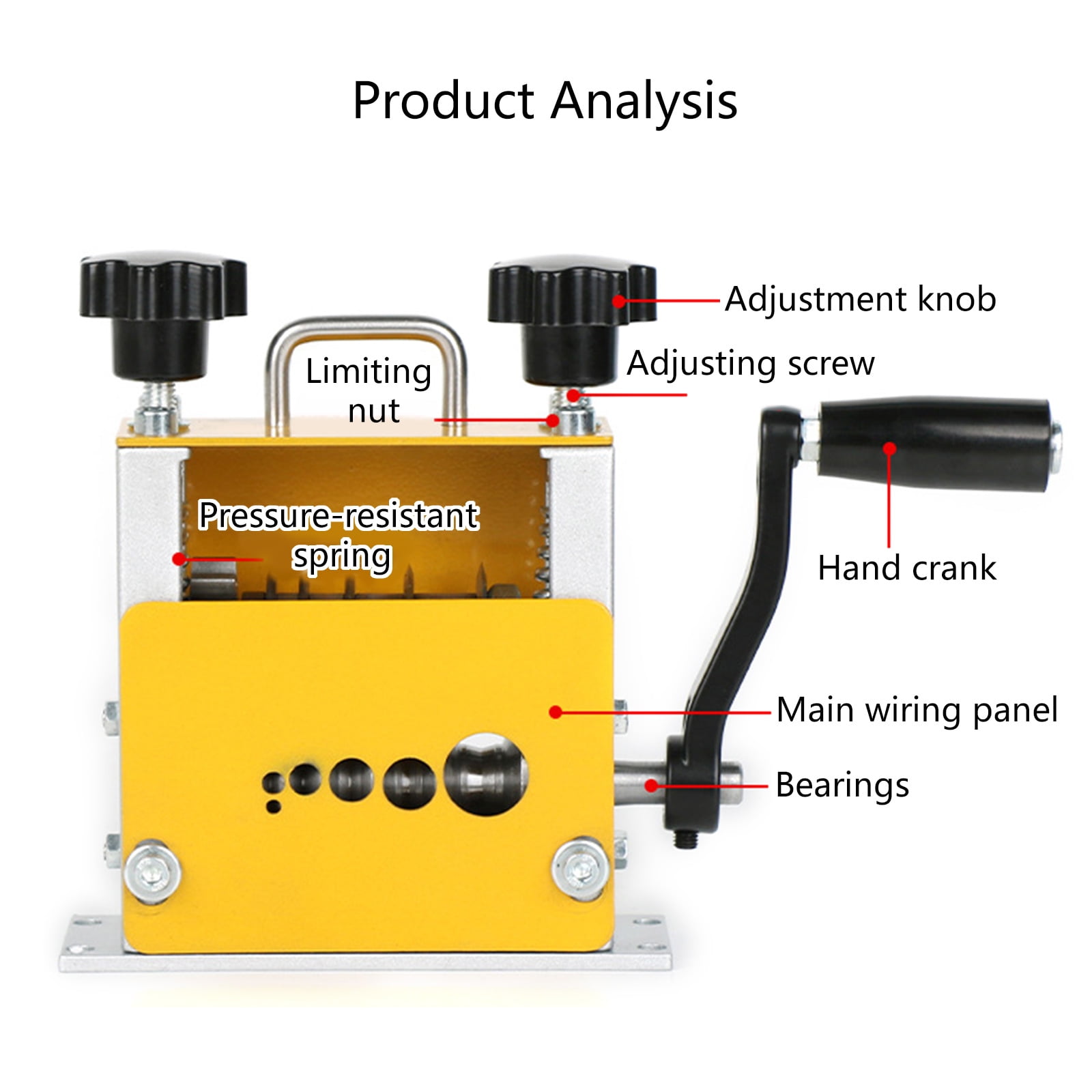 Compact Wire Skin Removers Wire Stripper For Copper Networking Cores Durability Alloy Construction Portable Application
