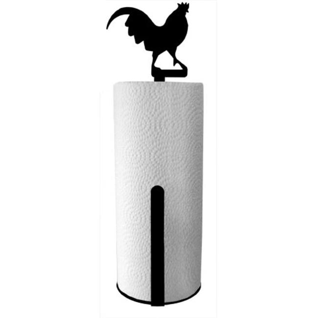 Red Home Basics Cast Iron Rooster Paper Towel Holder HDS Trading Corp PH44171 