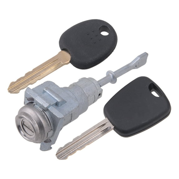 Car Front Left Door Lock Cylinder, With Replacement Key, Fit for Hyundai Elantra 2006 2007 2008 2009 2010