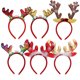thumbnail image 1 of Diadema con astas y luces LED (6 unidades) - Accesorios para el cabello - Ideal para fiestas navideñas, 1 of 8