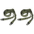 thumbnail image 1 of Correa Eslinga para rifle de 2 puntos Cinturón elástico de liberación rápida para escalar () Verde, 1 of 4