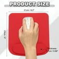thumbnail image 2 of Uxcell Ergonomic Mouse Pads, Gel Mouse Pads with Wrist Rest Support Memory Foam Computer Mat with Non-Slip Base Red, 2 of 7