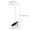 🔥 White_New#15169, variant on Clip Lamp Battery Powered Reading Lamp | USB Rechargeable 1200mAh | 30 LED Adjustable 3 Brightness Modes | Portable Flexible Neck | Desk Table Bed Headboard Clip Light | 15.15x7.08x2.36in | 1 Pack