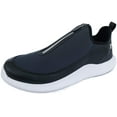 thumbnail image 2 of DKNY Mens SEB Leather/Textile High Top Zipper, Navy/Black, 11, 2 of 6