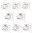 thumbnail image 1 of 8 soportes para barras de cortina sin perforar y retenedores de abrazaderas para barras de cortina autoadhesivos, 1 of 5