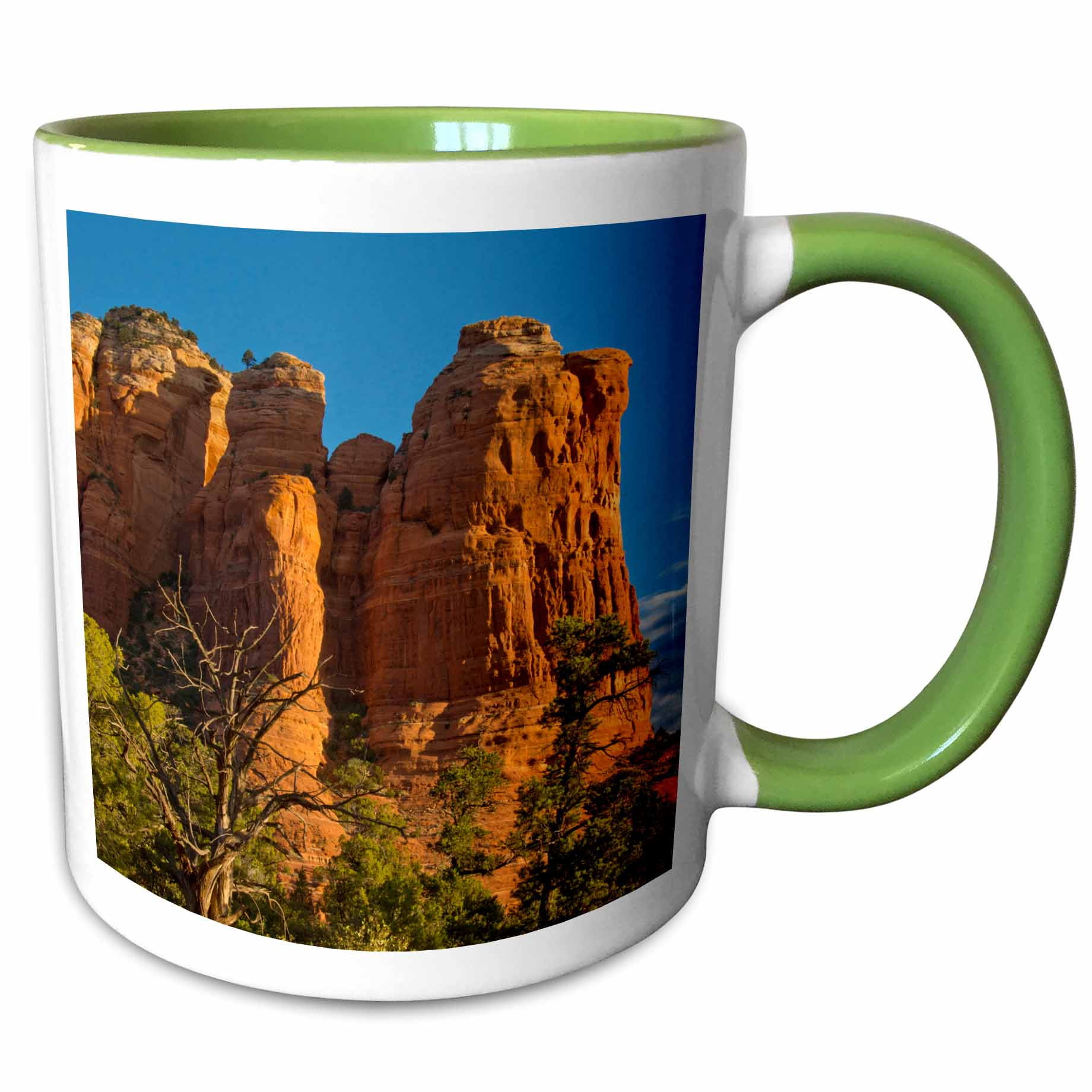"3dRose Early Morning, Teapot Trail, Coffee Pot, Coconino NF, Sedona
