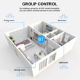 thumbnail image 3 of Mistaha 15W Smart LEDs Recessed Lighting RGBW Ceiling Panel Light APP Voice Control Dimmable 2700K-6500K, 3 of 8