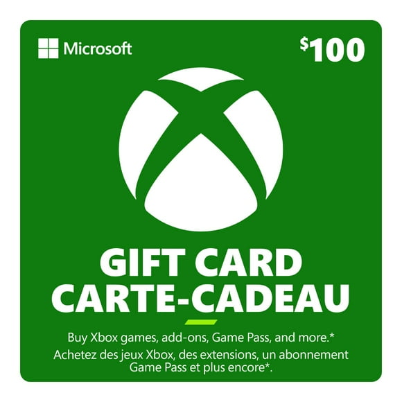 $100 Xbox Gift Card (Digital Code)