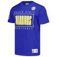 thumbnail image 2 of Men's Mitchell & Ness Royal Golden State Warriors Hardwood Classics Team OG 2.0 Premium Vintage Logo T-Shirt, 2 of 7