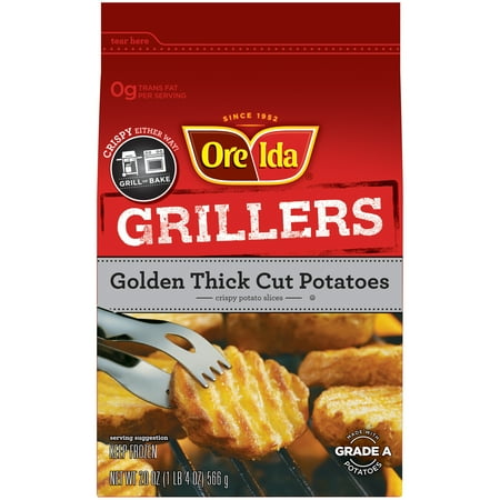 Ore-Ida® Grillers Golden Thick Cut Potatoes 20 oz. Bag