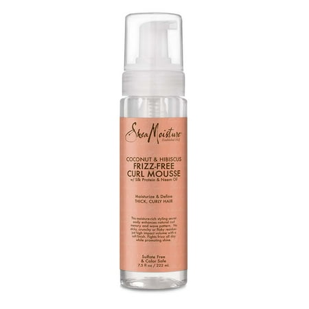 Sheamoisture Frizz Free Curl Mousse Coconut Hibiscus 7 5 Oz