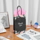 thumbnail image 5 of Bolsas de regalo DjinnGlory Thank You negras con estampado floral con asas, 50 unidades, 5 of 9