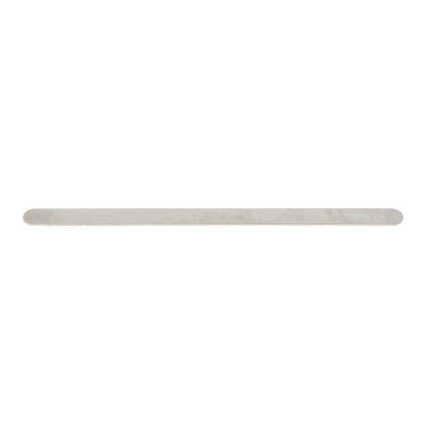 Pulseras de acero inoxidable de moda para hombre, sencillas y en blanco. 10mm