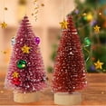 thumbnail image 4 of ZPAQI 4 Pcs Mini Christmas Tree Desktop Decoration Holiday Sign Stylish Tree, 4 of 20