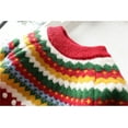 thumbnail image 6 of Tfken Sweater For Boys Children Crew Neck Long Sleeve Striped Print Fall Warm Pullover Sweater Brick Red Size 18-24 Months, 6 of 8