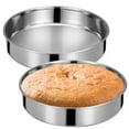 thumbnail image 4 of Beaupretty Round Cake Pan Metal for Baking Use Uniform Heat Distribution 2Pcs, 4 of 8