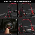 thumbnail image 4 of NEXPOW Car Battery Jump Starter, 12V Car Jump Pack with Smart with Jumper Cable, Battery Booster (up to 7L Gas or 5.5L Diesel Engine) W/ USB Quick Charge, Built-in LED Light, 4 of 8
