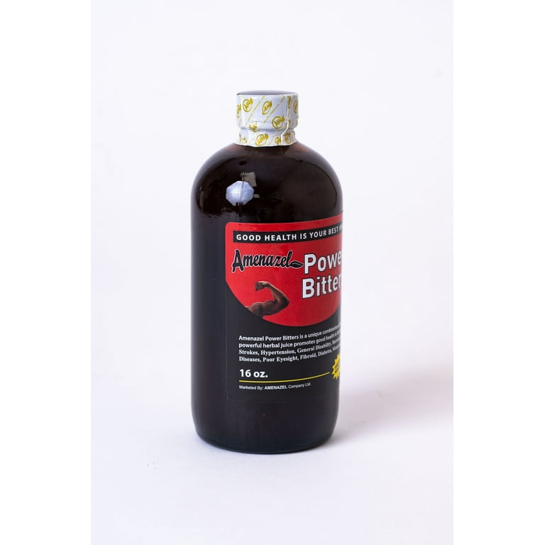 Amenazel Power Bitters 16oz - Natural Herbal Remedy for Colon