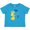 Turquoise, variant on Inktastic Down Syndrome Awareness with Handprints and Hearts Blue and Yellow Boys or Girls Baby T-Shirt