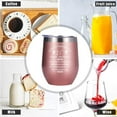 thumbnail image 5 of Inspiration 2001 Finally 21st Birthday Gift for Daughter Girlfriend Sister Friend 12 Ounce Double Wall Insulted Rose Gold Stainless Steel Wine Tumbler 21 Years Old Birthday Present, 5 of 6