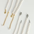 thumbnail image 3 of Hebra de collar de perlas de concha de imitación blanca redonda | Collar de perlas | Joyas para mujer, 3 of 5