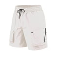 thumbnail image 1 of Pantalones cortos deportivos para pareja, mezcla de nailon y spandex, secado rápido, estilo cargo, fitness al aire libre, S-XXXL, 1 of 4