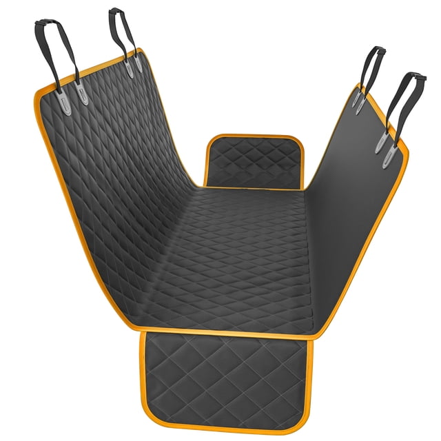 Active Pets Funda premium para asiento de coche para perros para camiones, sedanes y SUV - Protección impermeable para el asiento trasero para viajes de perros - Puppy Essentials
