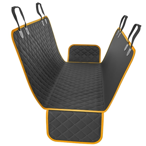 Active Pets Funda premium para asiento de coche para perros para camiones, sedanes y SUV - Protección impermeable para el asiento trasero para viajes de perros - Puppy Essentials
