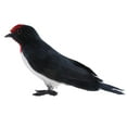 thumbnail image 2 of 1X Golondrina Artificial Pájaro con Plumas Adorno de Animales Juguete Decoración de Jardín, 2 of 9
