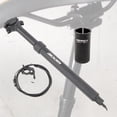 thumbnail image 4 of Bike Dropper Seatpost 370mm Adjustable 27.2mm Remote Seat Post Tube Pole Pillar 27.2+ 30.4mm Adapter, 4 of 8