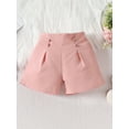 thumbnail image 5 of Toddler Girls Summer Solid Color Sleeveless Front Bow Cami Tops with Shorts Outfit, 5 of 9