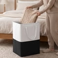 thumbnail image 6 of Linnome Foldable Large Capacity Laundry Basket Breathable Dirty Clothes Hamper Portable Washing Bin for Bedroom Bathroom Closet Household Sundry Organization, 6 of 6