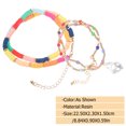 thumbnail image 1 of WHAMVOX 1Jgo Collar De Multicolor Para Mujer Con Bohemio Y Textura Para, 1 of 8