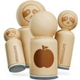 thumbnail image 3 of Apple Fruit Rubber Stamp for Stamping Crafting Planners - 3/4 Inch Small, 3 of 4