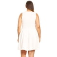 thumbnail image 4 of White Mark Robe Patineuse en Cristal pour Femmes, 4 of 5
