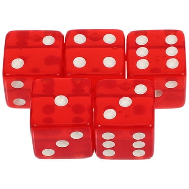 5pcs Game Dice for Party Fun Board Games and Replacement Dices