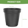 thumbnail image 2 of SHINYPASING Planting Flower Pot 2Pcs Plastic 6x6in For Indoor Plants, 2 of 8