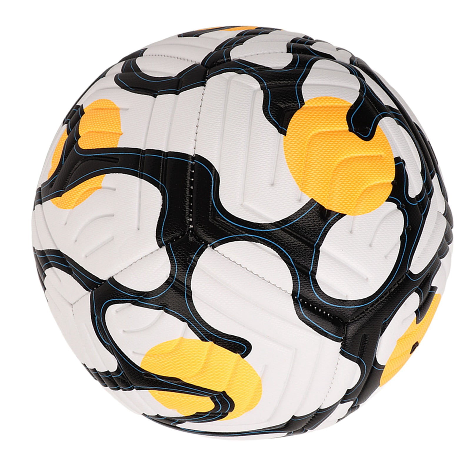 BIMZUC No. 5 Soccer Indentation Adult Training Soccer Standard English Football Size 5 (27 inches / 68.5 cm) Orange