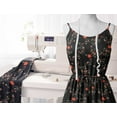 thumbnail image 6 of Soimoi Black Fabric - By the Yard - 42 Inch Wide - Florals Print Fabric - Elegant and Timeless Patterns for Fashion and Home Decor Printed Fabric, 6 of 6