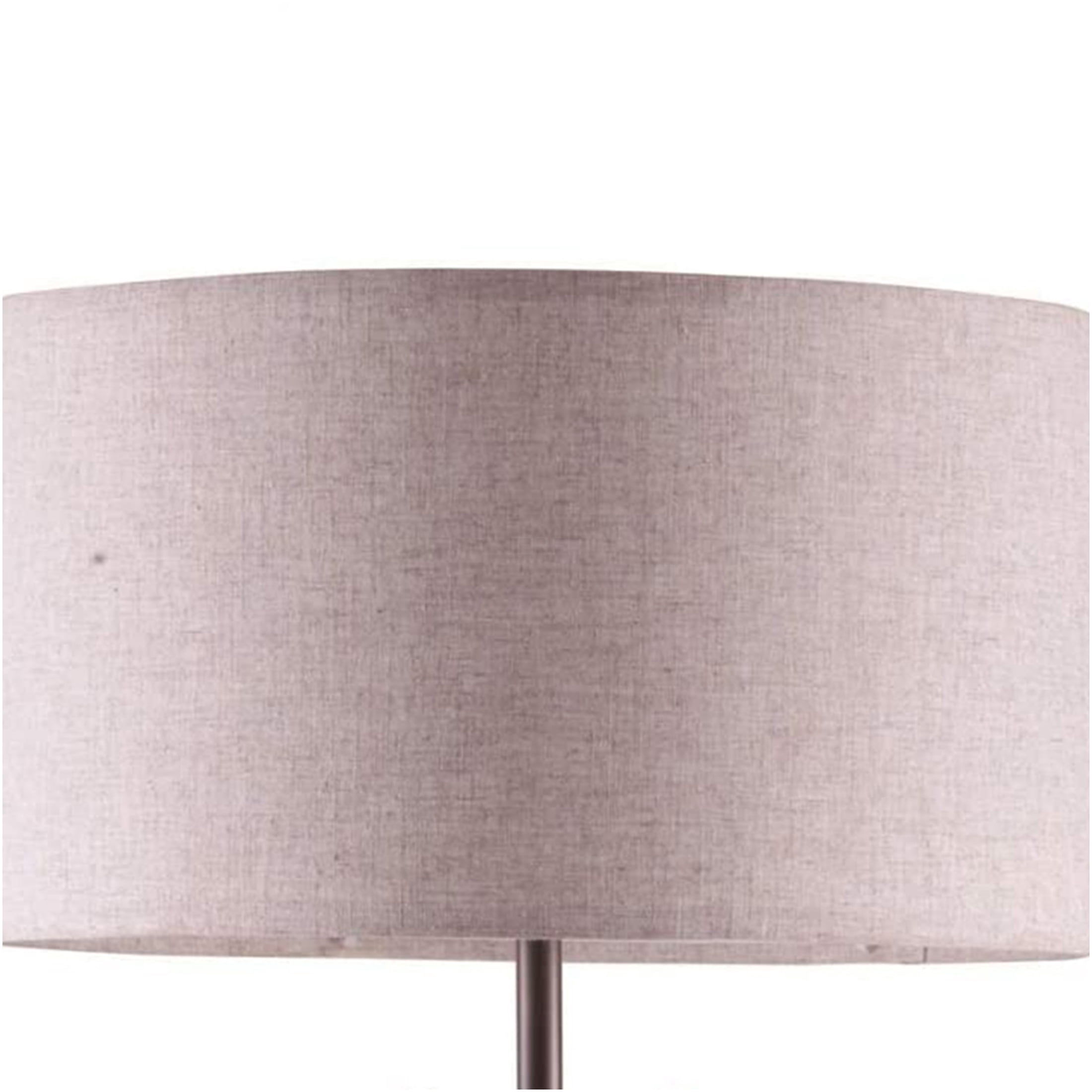 JERFIT Modern Tripod Floor Lamp with Drum Shade, 3-Way Socket, Bronze Gradient Metal for Living Room, Bedroom, Office