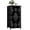 Color 2, variant on Dresser for Bedroom with 4 Storage Drawers Elegant Black Silver Damask Ornate Floral Patterns Dressers Chest of Drawers Steel Framed Fabric Closet Organizers for Dorm Entryway End Table