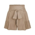 thumbnail image 1 of Aayomet Shorts de Course pour Femmes, Culottes Décontractées, Design Simple et Exquis (Beige, m), 1 of 4