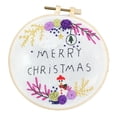 thumbnail image 1 of Dsscvnef Scene Embroidery Kit Christmas Kits Beginner Embroidery Kit for Adults DIY Embroidery Kit for Home Room, 1 of 4