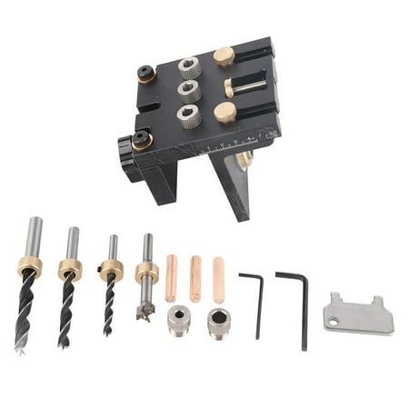 

clearance 3in1 Woodworking Drilling Locator Hole Puncher Doweling Jig Drilling Guide Kit